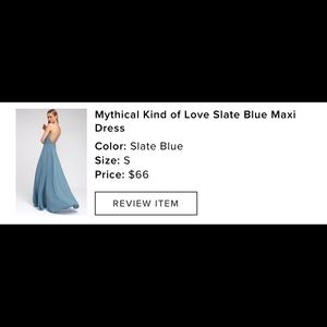 NWT: Lulu’s Mythical Kind of Love Dress - Size S